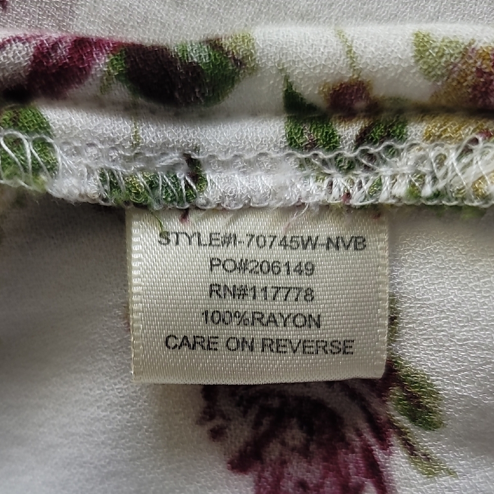 Lovestitch Floral Print Button-Down Midi Slit Dress Beach Cover Up - Picture 8 of 11